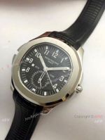 High Quality Patek Philippe Replica Watches - Aquanaut Travel Time Watch - Black Face